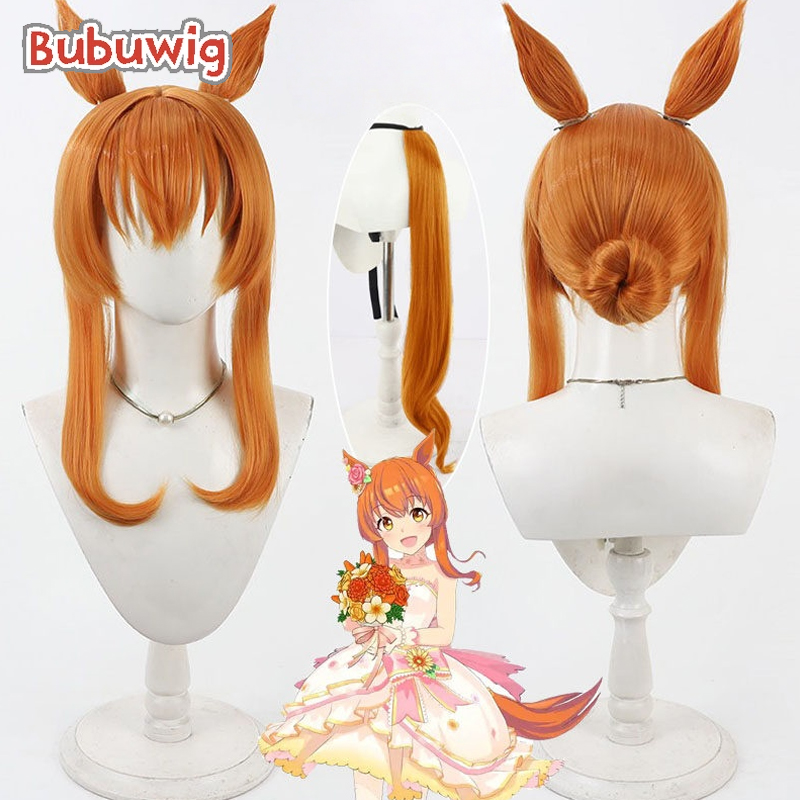 Heat Gun Cosplay - บูบูวิกผมสังเคราะห์มาญาโน ท็อปกันคอสเพลย์วิกผมอุมะมุสุเมะ: พริตตี้ดาร์บี้ มาญาโน ท็อปกันวิกผมยาว 40