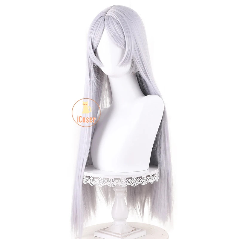 Frieren Cosplay Prop - วิกผมคอสเพลย์ฟรีเรน อนิเมะฟรีเรน บียอนด์ เจอร์นีย์ เอนด์ สีม่วงอ่อน