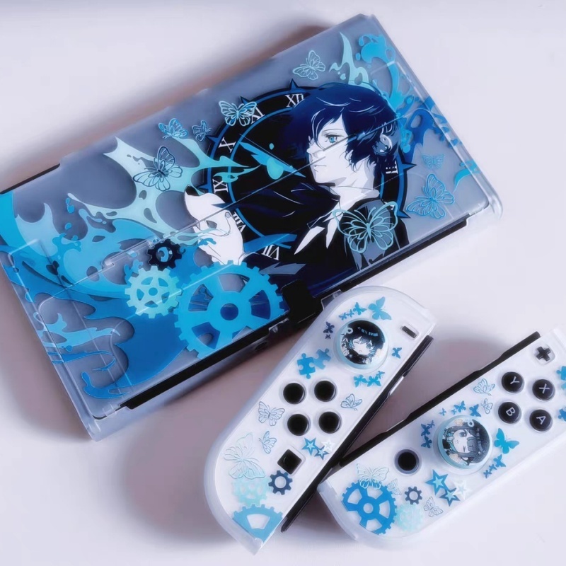 Cosplay Prop Pattern - เคสใสกึ่งโปร่งแสง Persona 3 Makoto Yuki ลายป้องกันแบบแข็ง