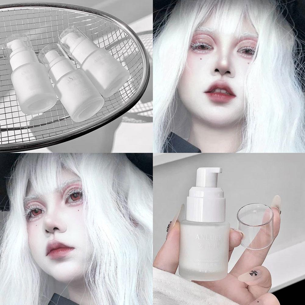 Cosplay Prop Primer - รองพื้นเนื้อแมทท์สีขาว ปกปิดยาวนาน กันน้ำ ปรับระดับความปกปิดได้ เหมาะสำหรับแต่งหน้าคอสเพลย์และฮาโลวีน ใช้เป็นเบสและคอนซีลเลอร์