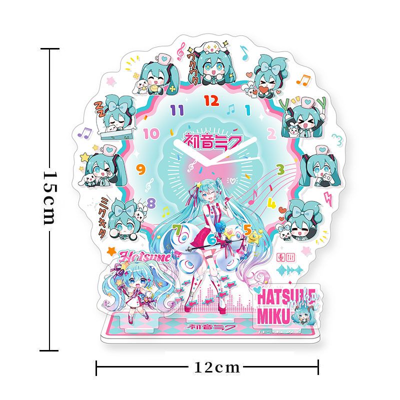 นาฬิกาอะคริลิกตั้งโต๊ะลายฮัตสึ - Acrylic Cosplay Prop บทวิจารณ์และราคา