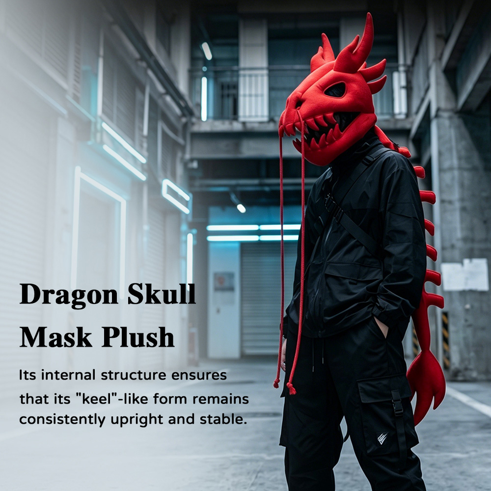 หน้ากากหัวไดโนเสาร์แบบตุ๊กตาพร - Cosplay Prop Pattern บทวิจารณ์และราคา